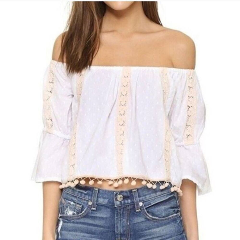 Tularosa Cropped Alexa Blouse